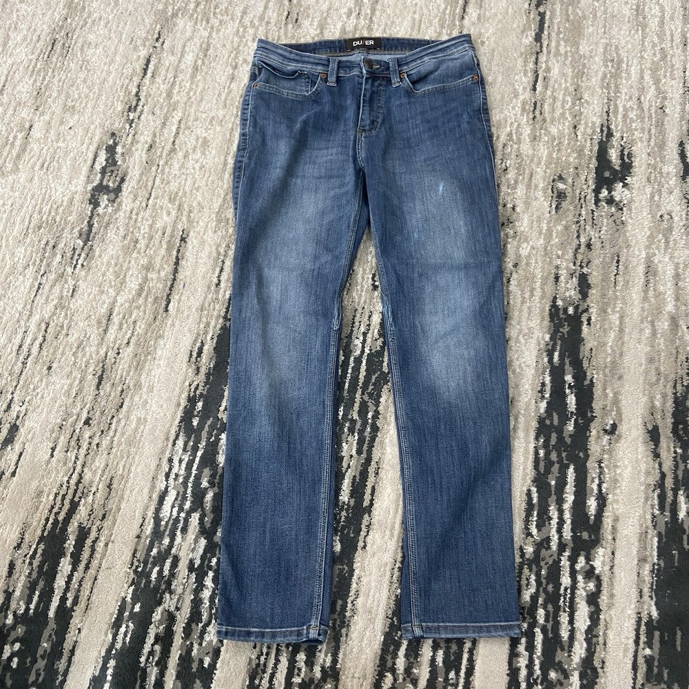 Du/er‎ Jeans 32x32 Men's Pants L2X Relaxed Fit Blue Performance Stretch Comfort